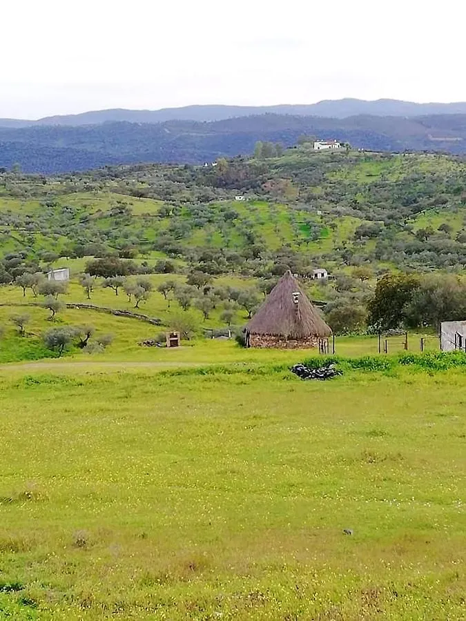 Holiday home Charming House With Mountain View In Encinasola, Fireplace